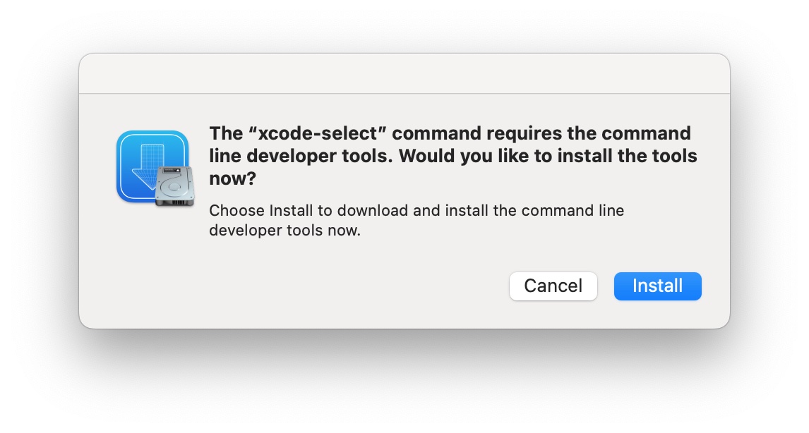 Xcode Command Line Tools Install